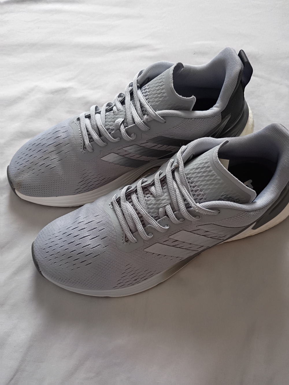 adidas Light Gray Men's Running Sneakers
